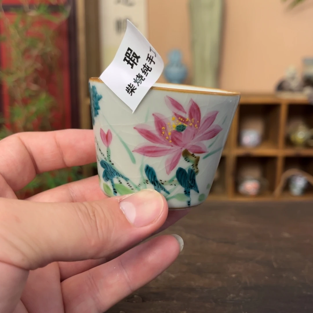 杯景德镇纯手工手绘陶瓷