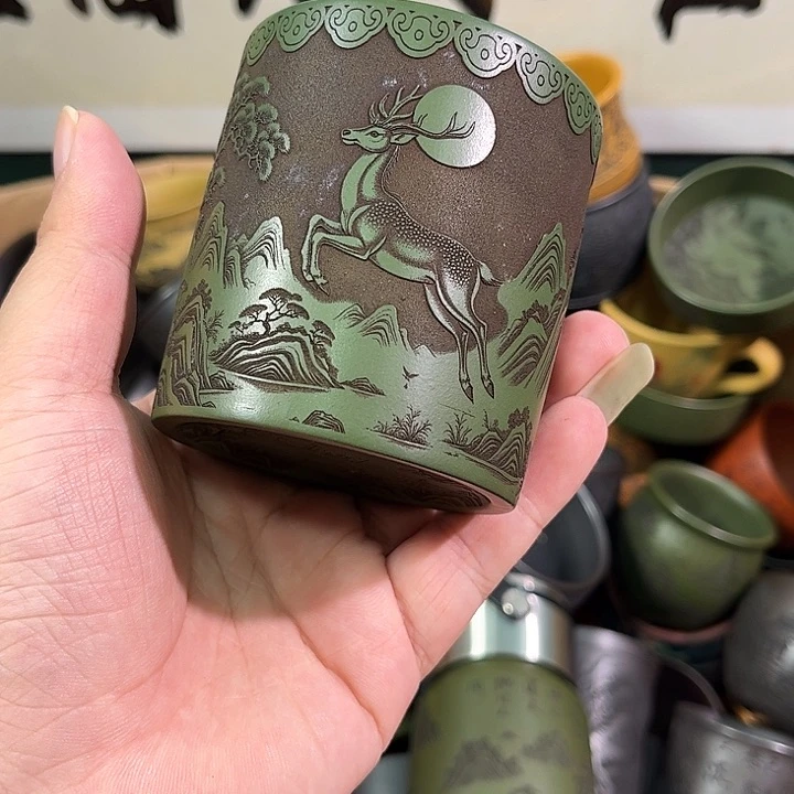 茶杯紫砂全手工紫砂主人杯