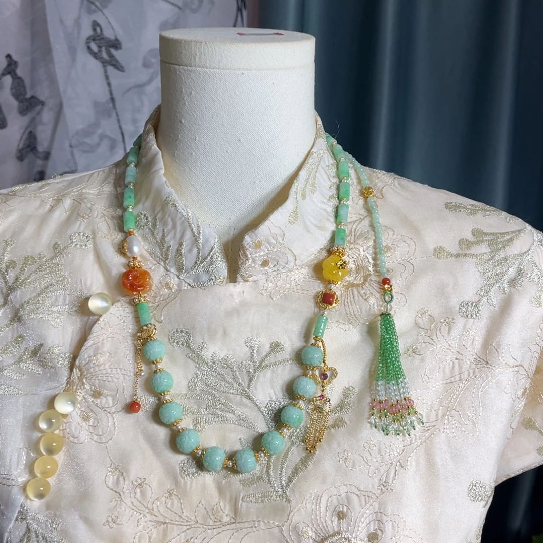 翡翠未镶嵌颈饰天然翡翠