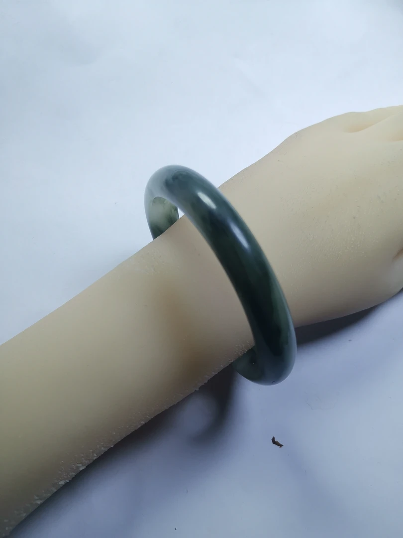 139号-圈口61-62-天然正品-纯天然玉石-正品保障-天山翠-雪翠