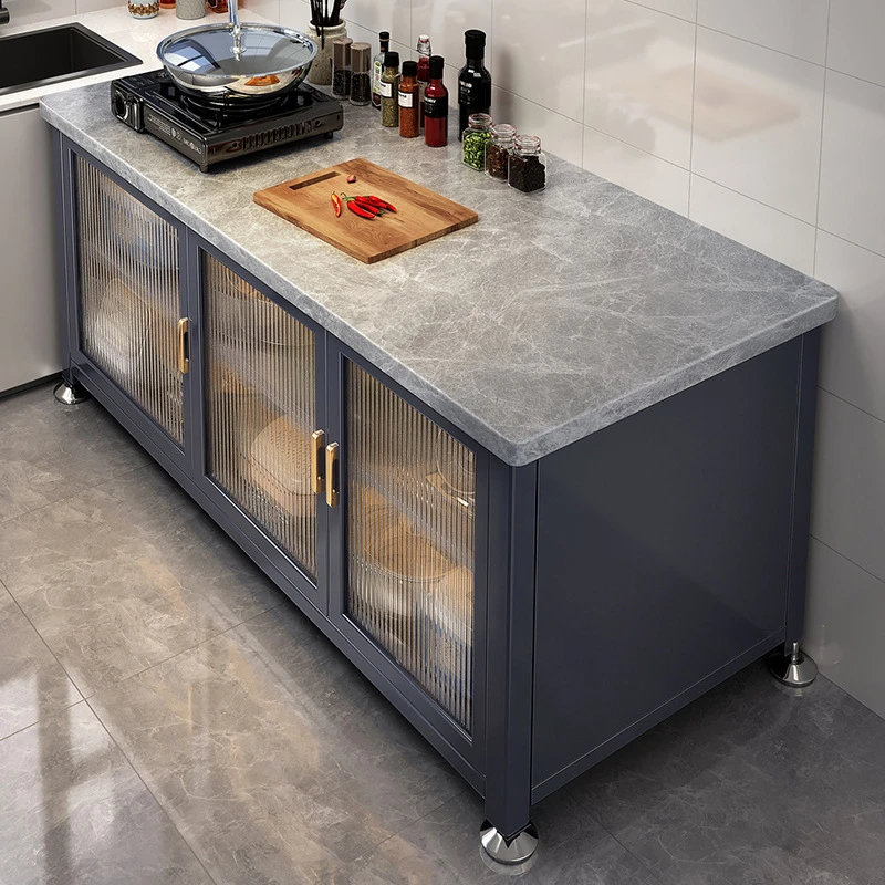 多功能置物柜多功能岩板餐边柜2025新款高级感正品厨房橱柜