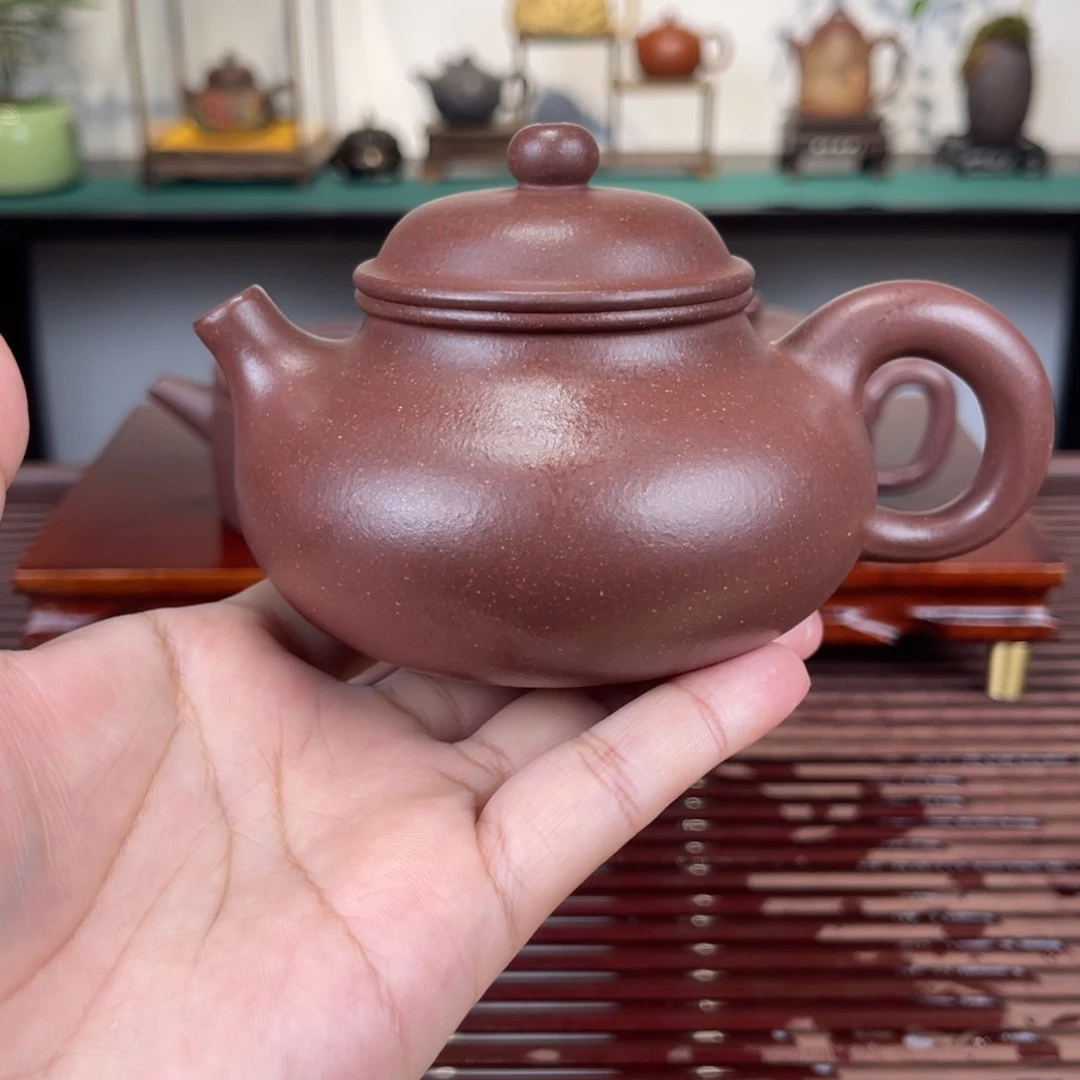 茶壶紫砂250毫升全手工底槽青容天