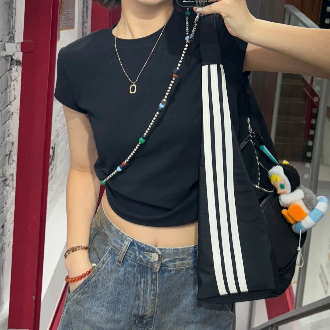 FUJIA STYLE新款韩版简约纯色百搭时尚短袖T恤T3605