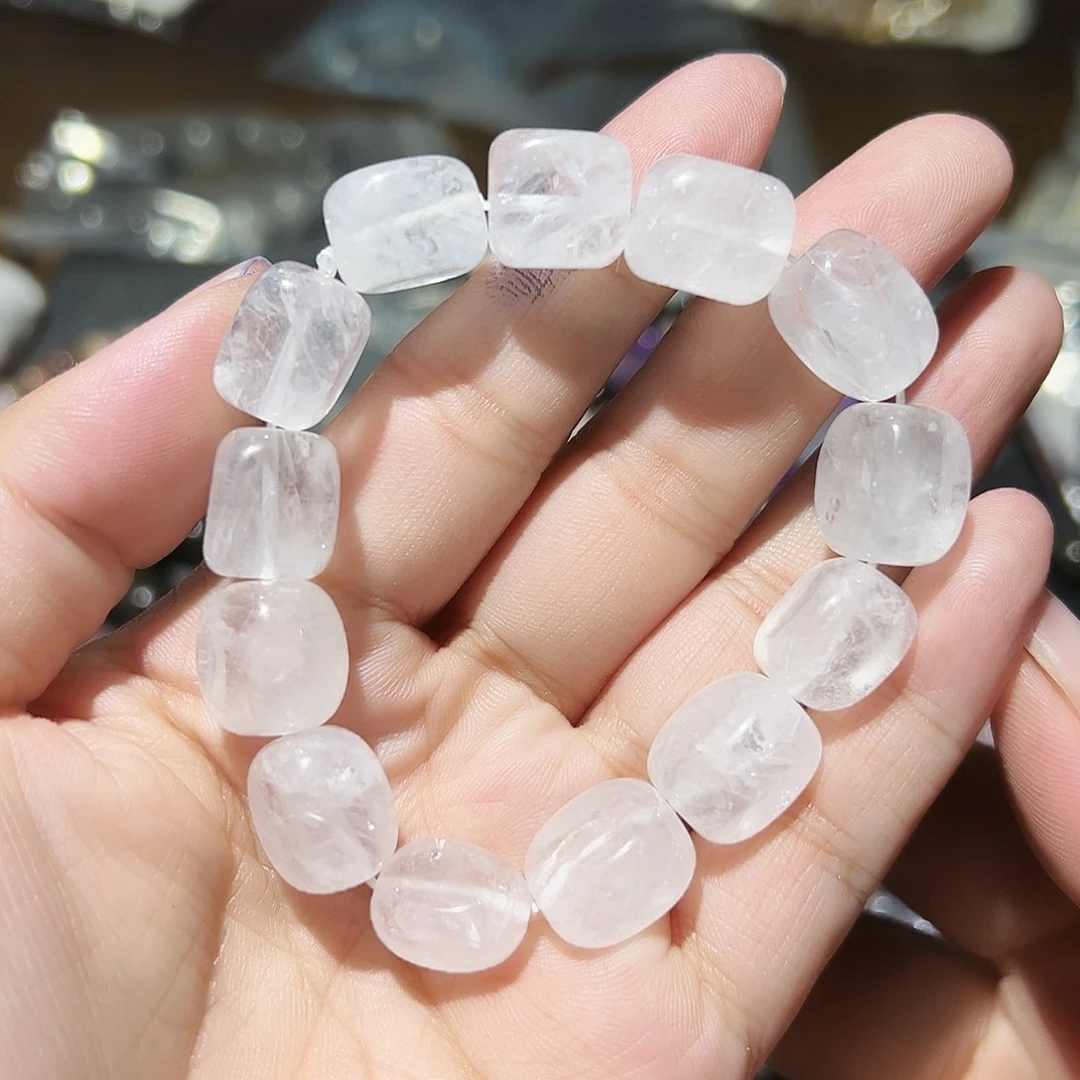 水晶手链未镶嵌喜马拉雅白幽灵方糖81号