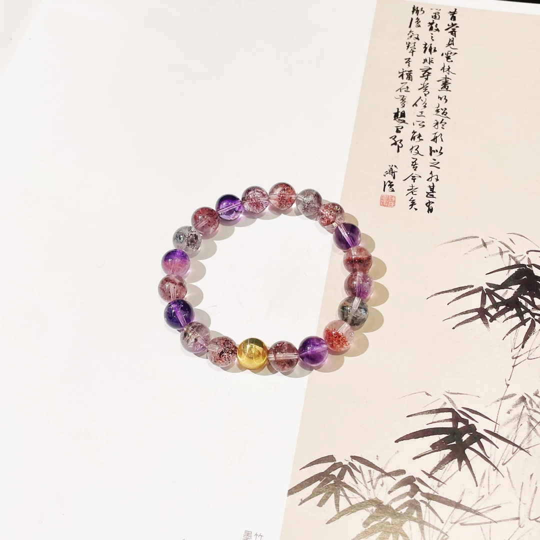 【云上雅岚】赢河丨C30439-18k超七手串-9.5mm-多样性发一件