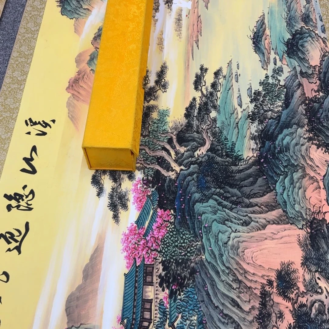 国画QC原创横山水作品！带证书！限购一单