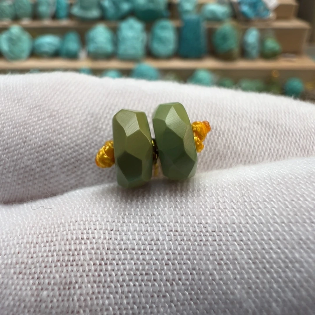 绿松石未镶嵌配饰8.7*3.6