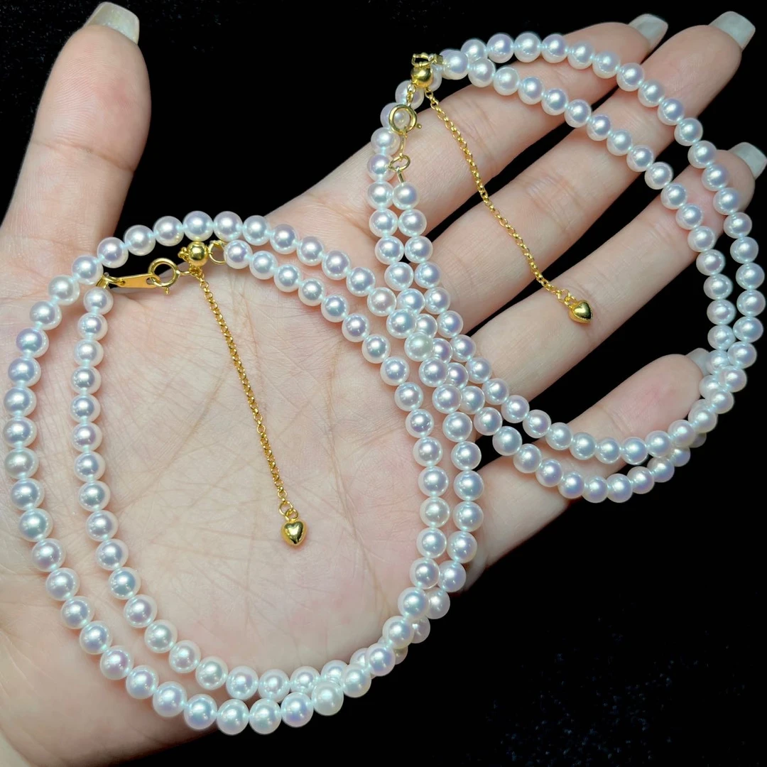 【云上叙】3 V66553-淡水珍珠项链-多样性发一件-4mm+（东哥）