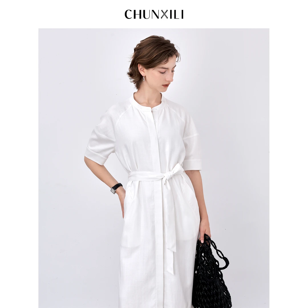 【海与风】CHUNXILI/春熙里 时尚简约气质连衣裙D03L51025