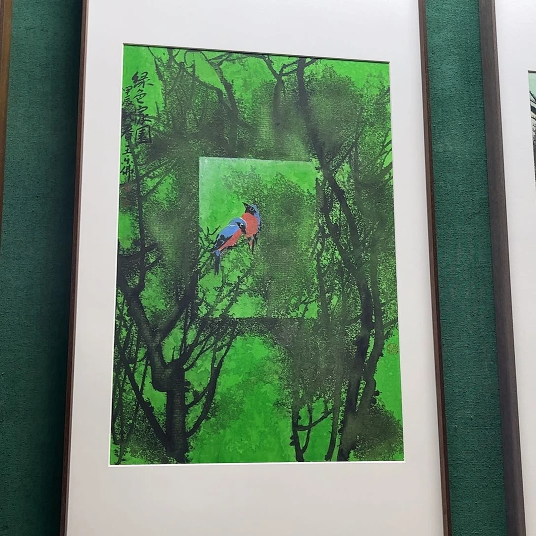 国画王乐佛老师作品