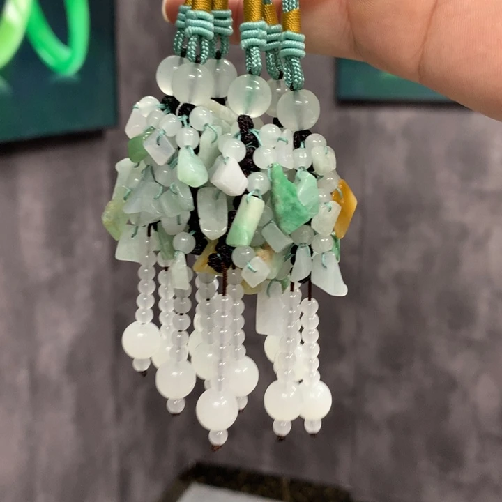 翡翠未镶嵌手镯挂件