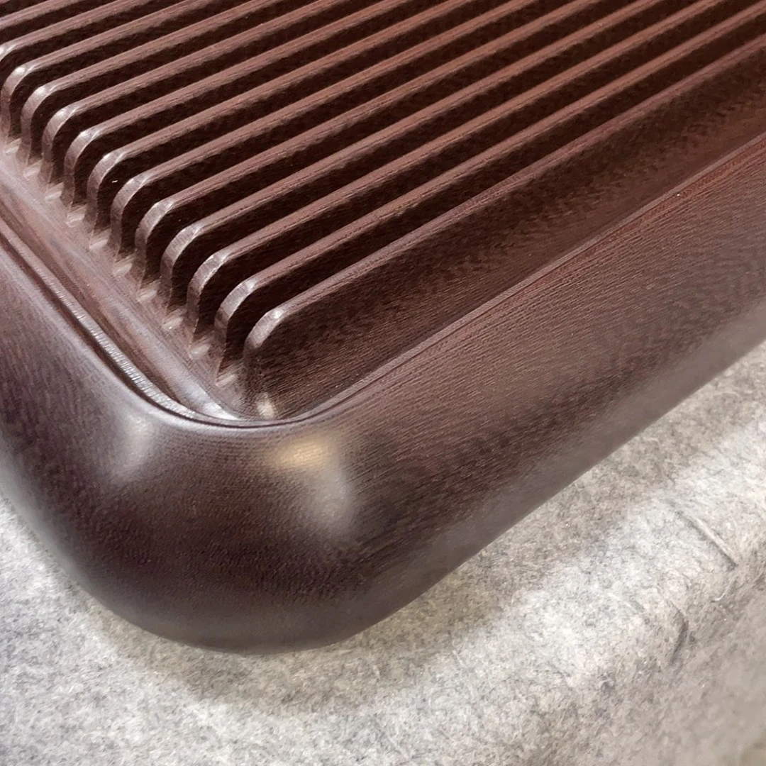 哇***哈电木茶盘70/40/5紫龙纹