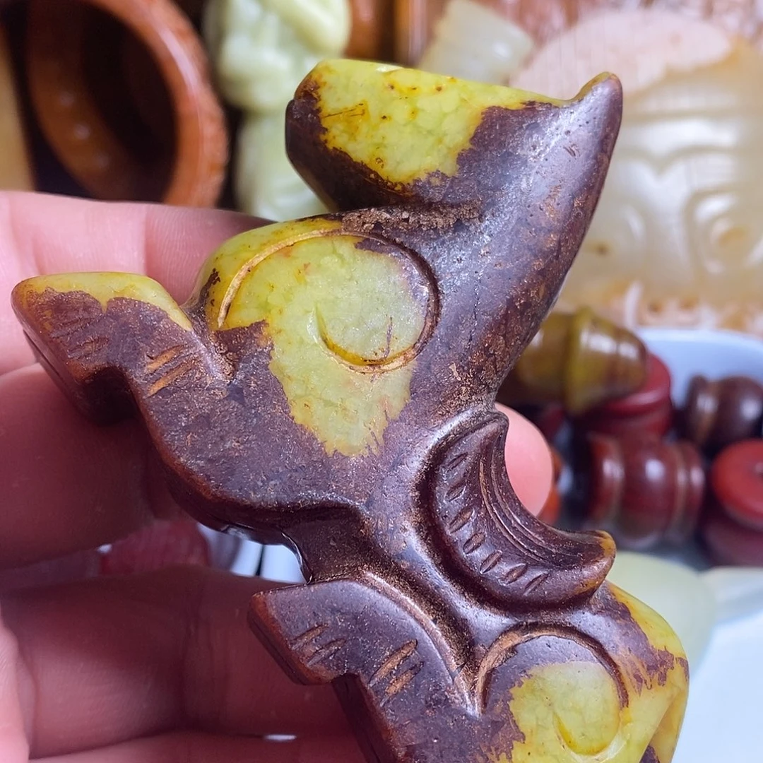 蛇纹石玉合金颈饰