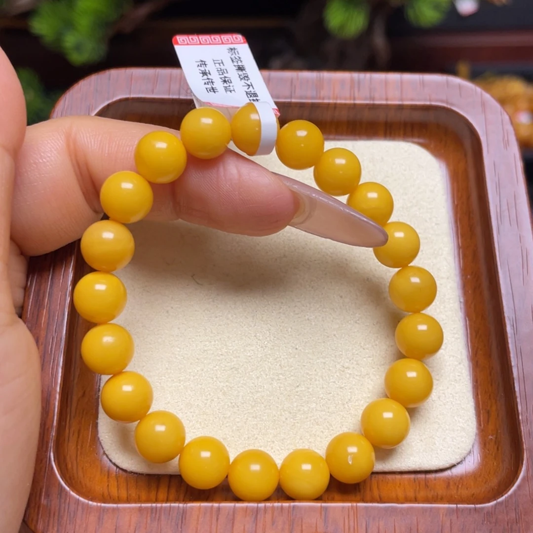 蜜蜡手链未镶嵌手串