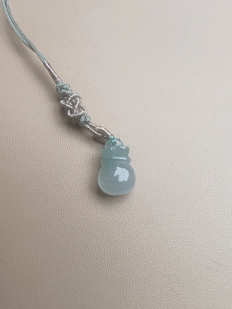 天然缅甸翡翠特色钱袋