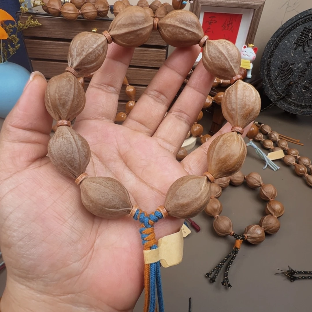 橄榄核手串/手链梅林铁核 18×26 素串鲨鱼背