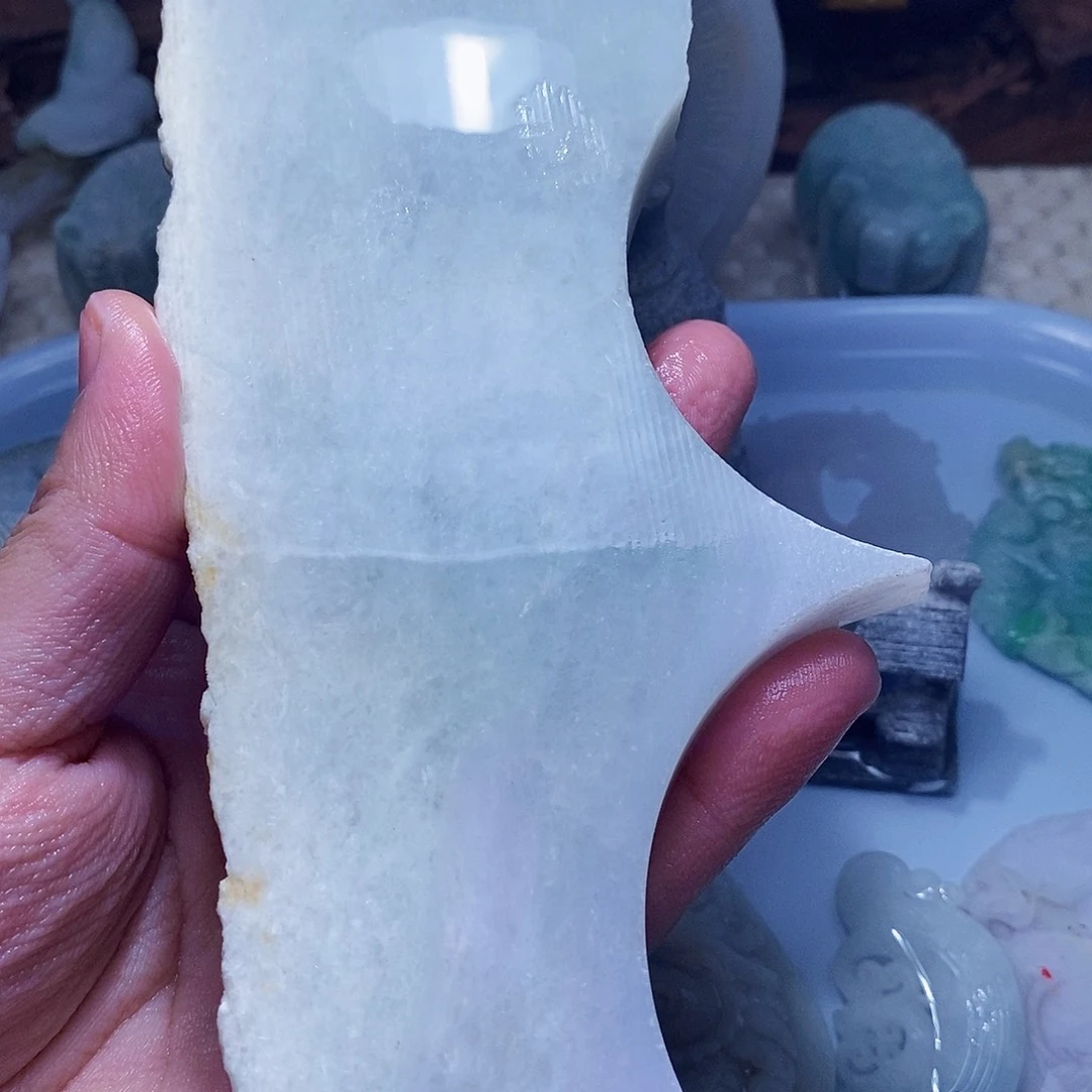 翡翠未镶嵌颈饰555