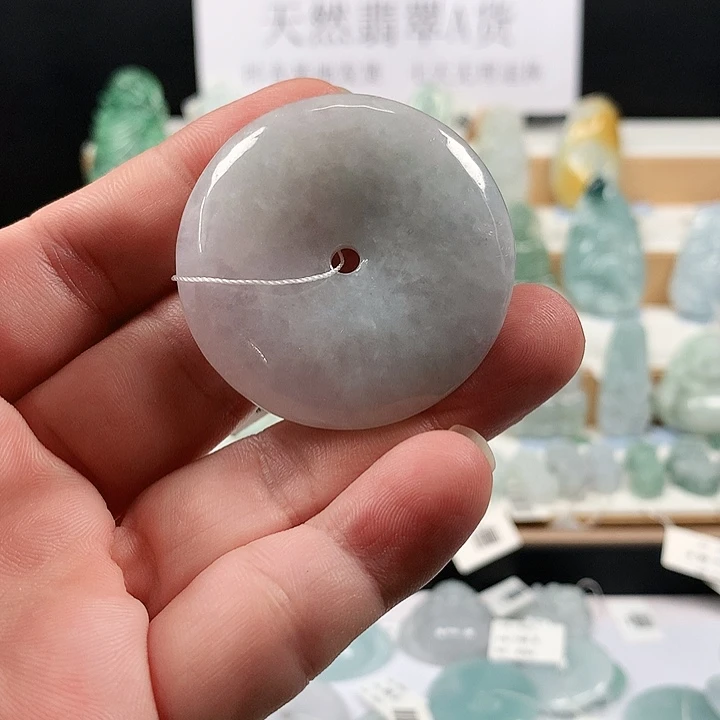 吊坠(不含链)未镶嵌翡翠83平安扣