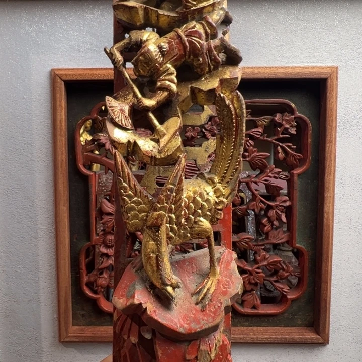 初***六木福建木雕工艺摆件