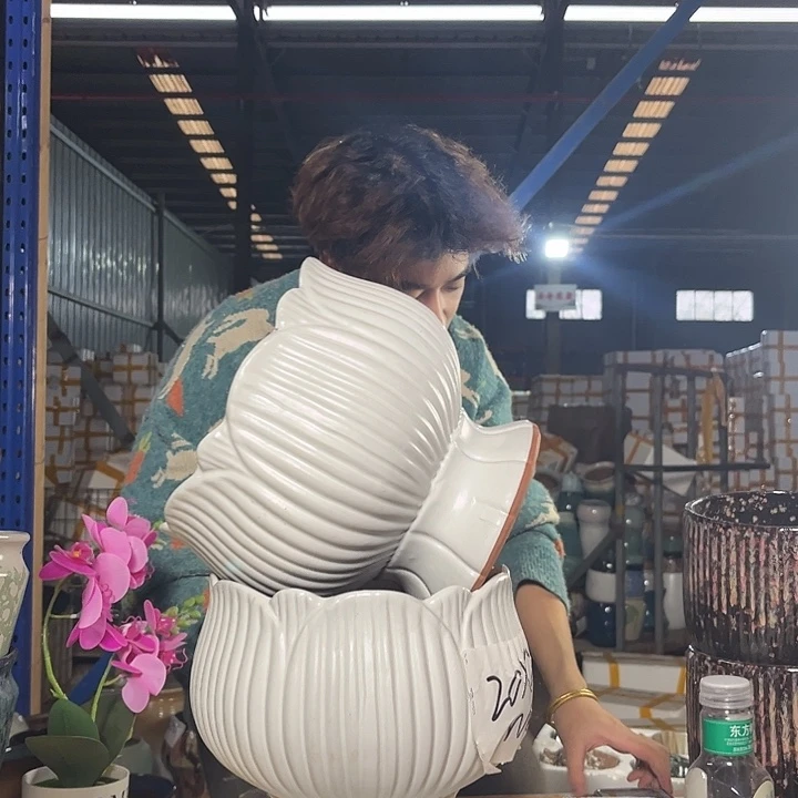 花盆紫砂宜兴紫砂粗陶花盆20/20