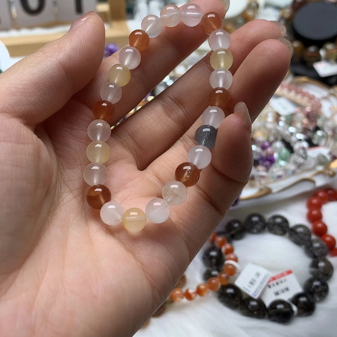 水晶未镶嵌手链手链