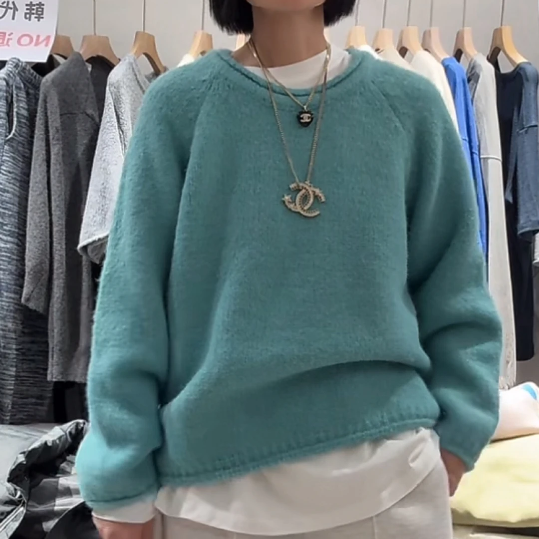 舜~韩国东大门正品圆领毛衣