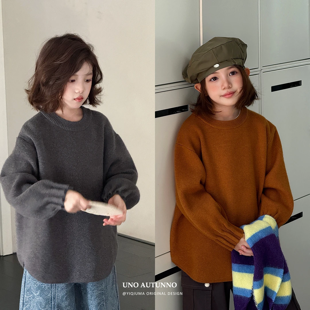 现货「UNO AUTUNNO」【记忆】双柔纱女冬季软糯保暖圆领毛衣GD2557