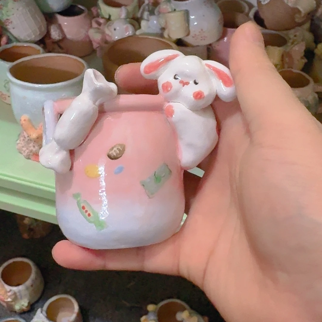 老梧家的手工陶瓷多肉花盆