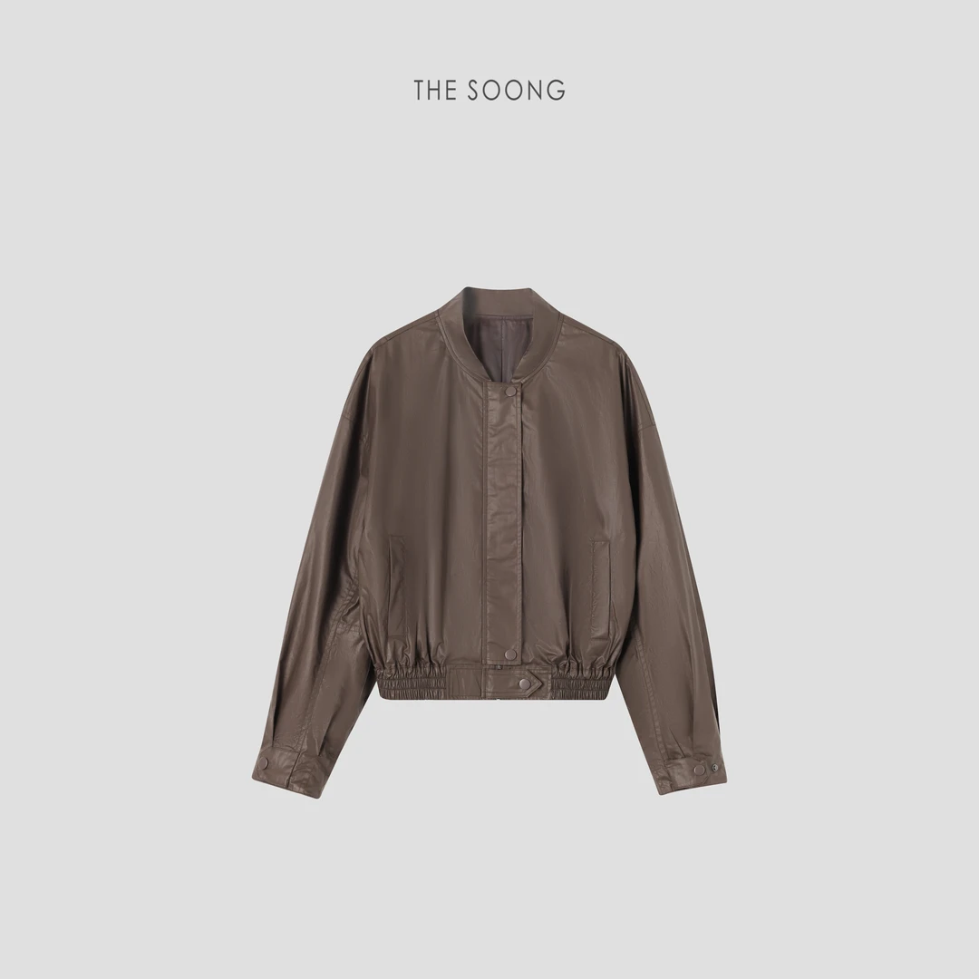 THESOONG|"心驰寰宇"1oo%匹马棉经典微落肩线条感H版型外套WT6601