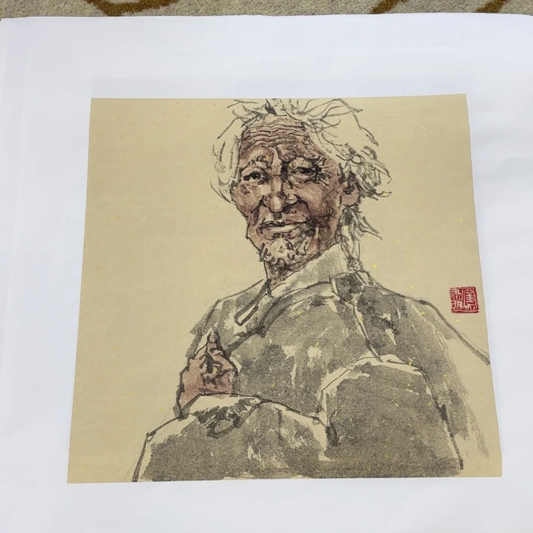 国画焦禄明老师作品刘