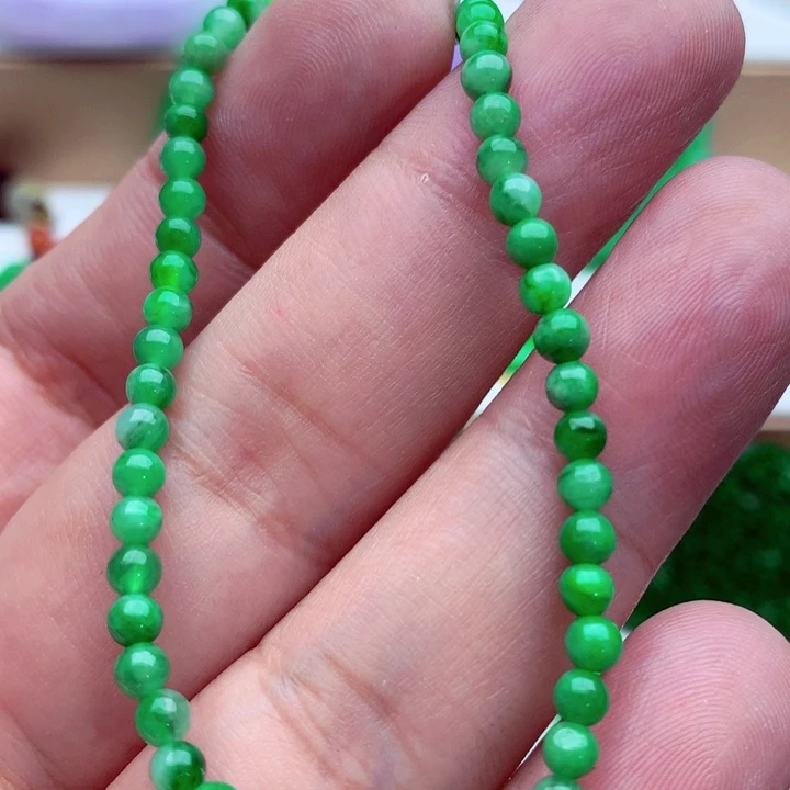 翡翠未镶嵌手链手串