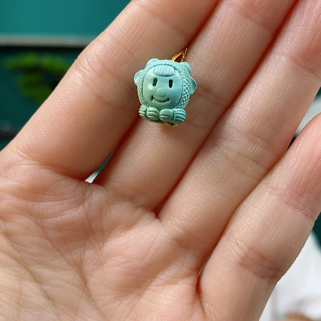 未镶嵌绿松石珠宝奇石