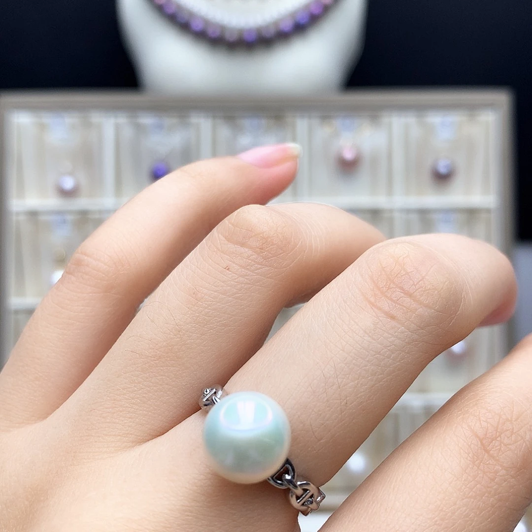 颈饰淡水珍珠合金