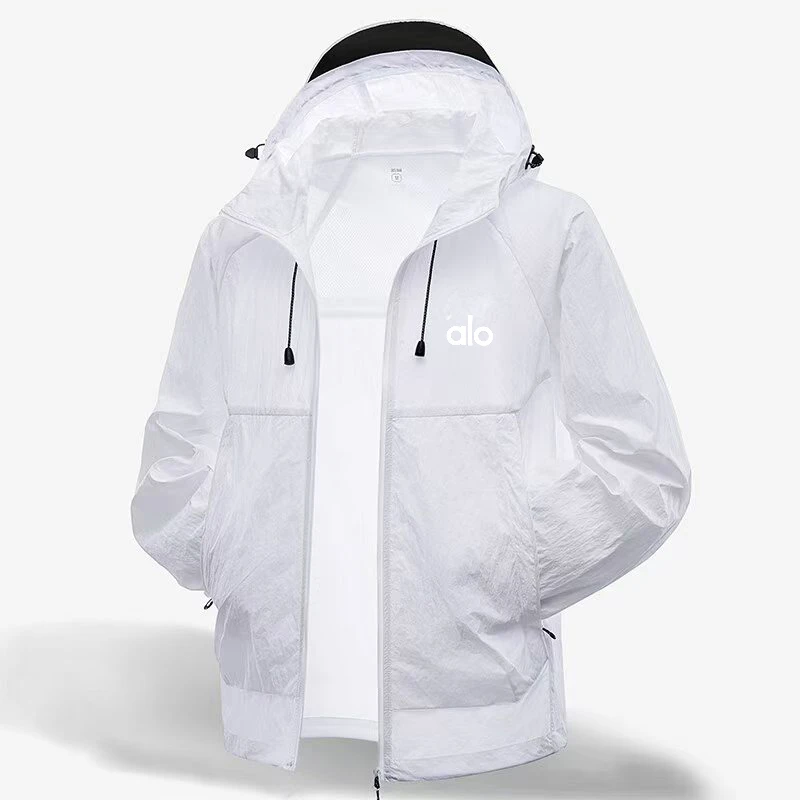 alo夏季情侣冰丝防晒衣男女轻薄速干夏天户外专业防晒服防紫外线