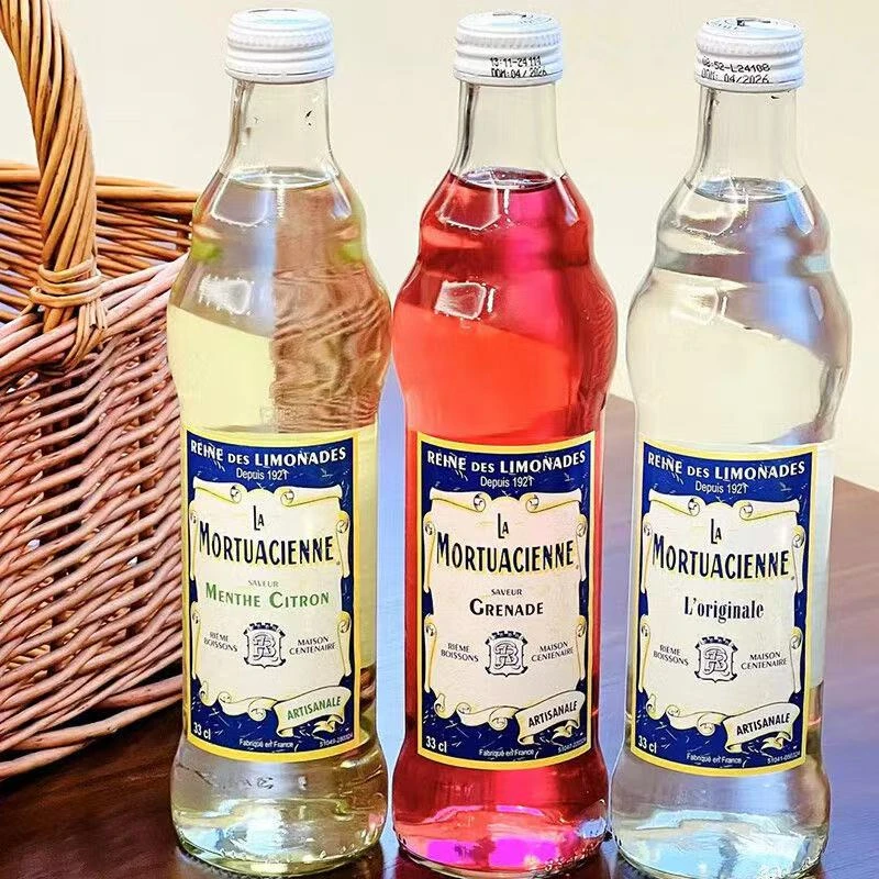 法国进口MORTUACIENNE莫多闲薄荷柠檬汽水饮料石榴柠檬果味气泡水