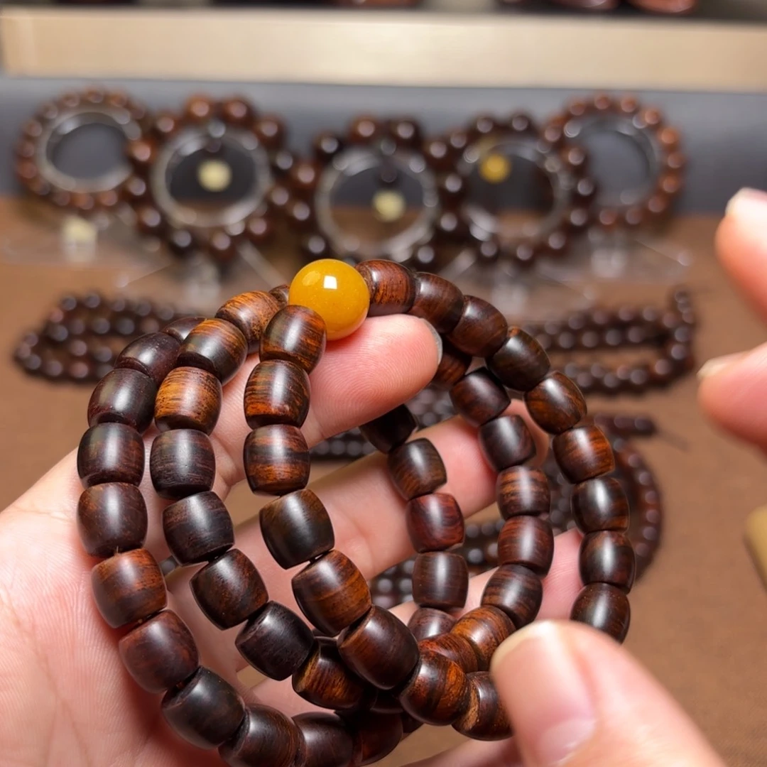 黄花梨/降香黄檀手串/手链10直切多样性发一