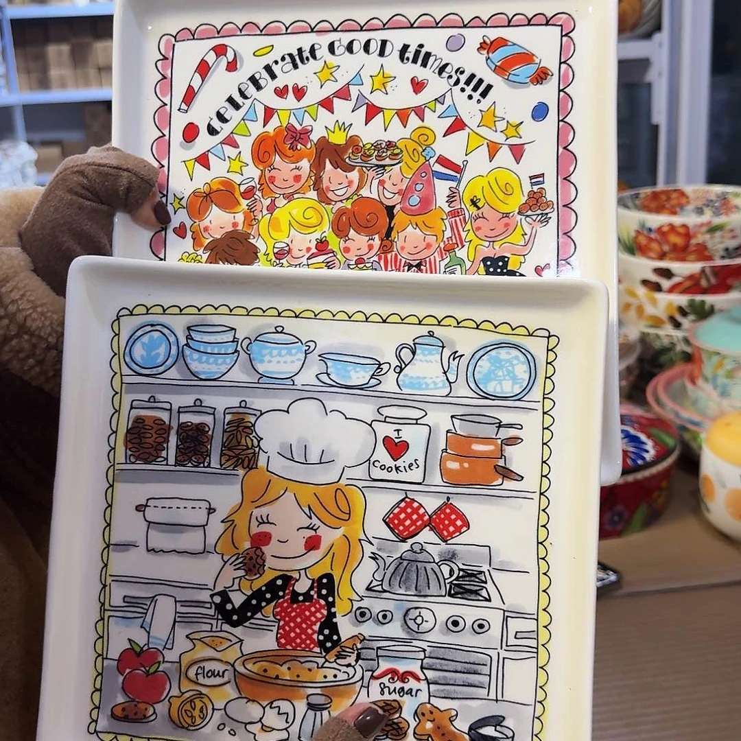 瓷9英寸方盘2只看图