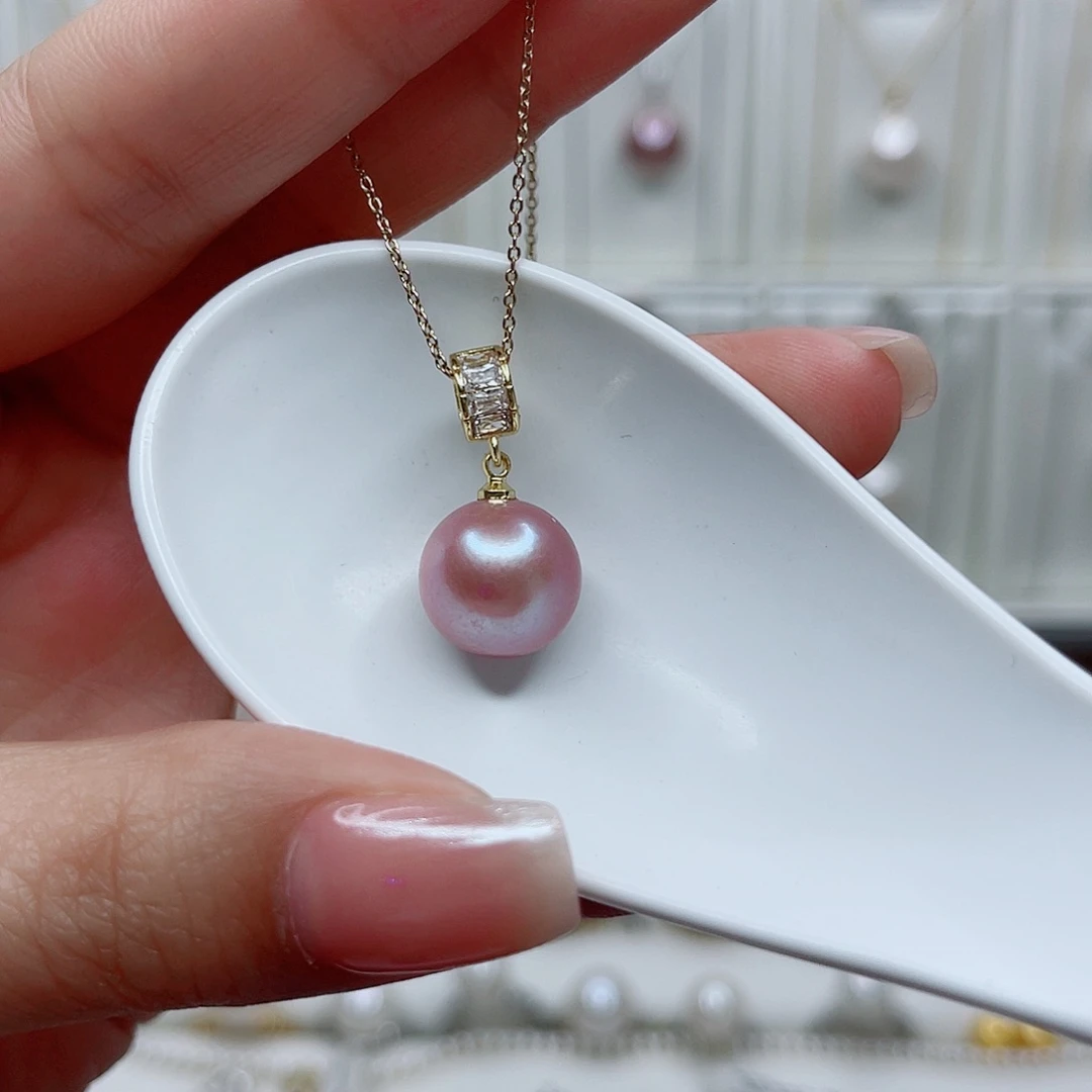 淡水珍珠未镶嵌吊坠(赠链)