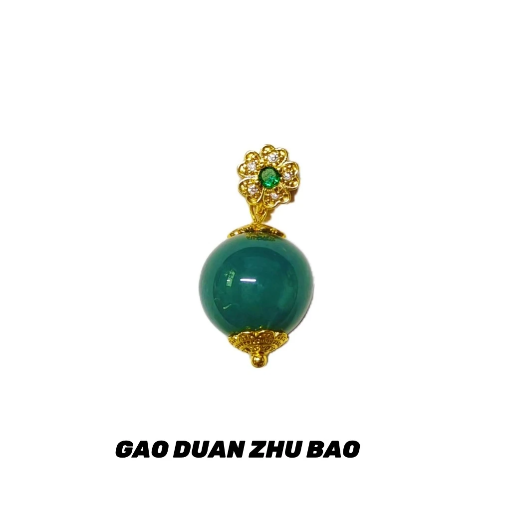 【玉总】BM-S209#天然A货翡翠转运珠吊坠赠合金链