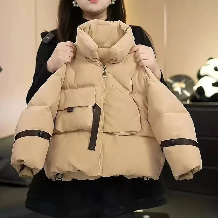 L377韩版加厚面包服