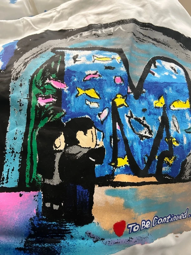 M家水族馆短袖情侣套短袖T恤