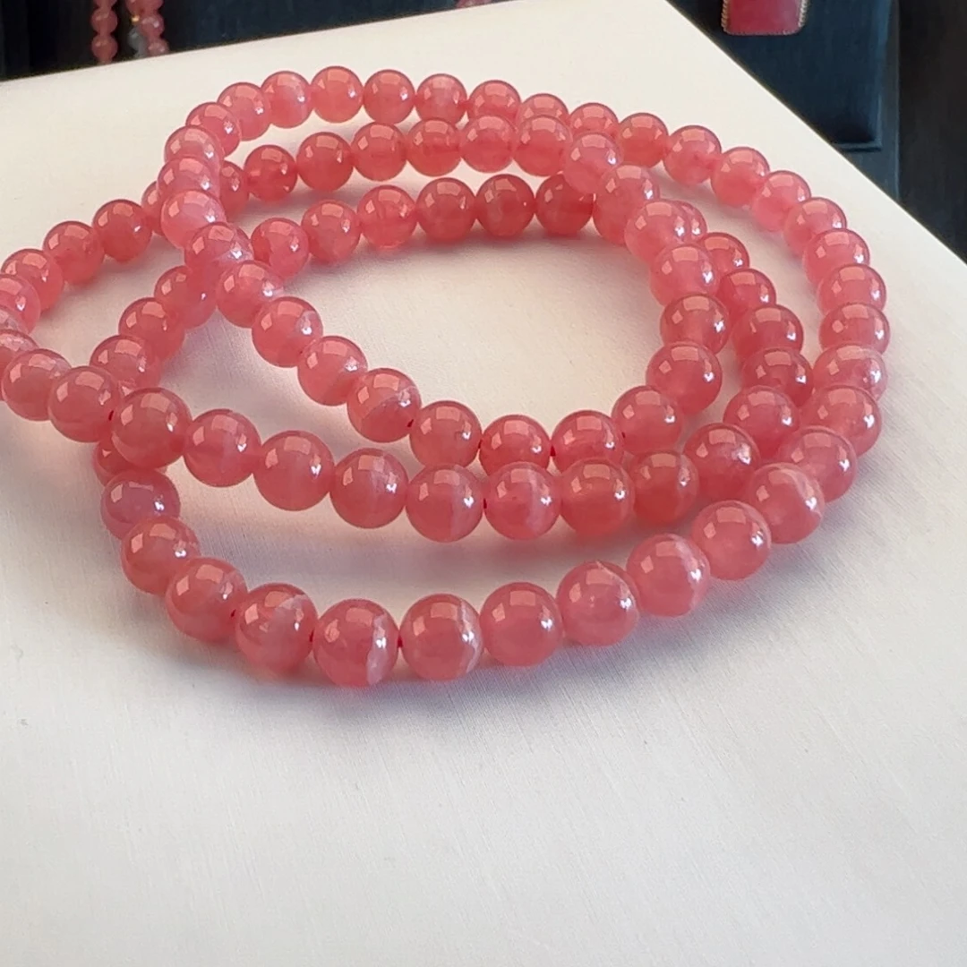 未镶嵌菱锰矿（红纹石）多圈