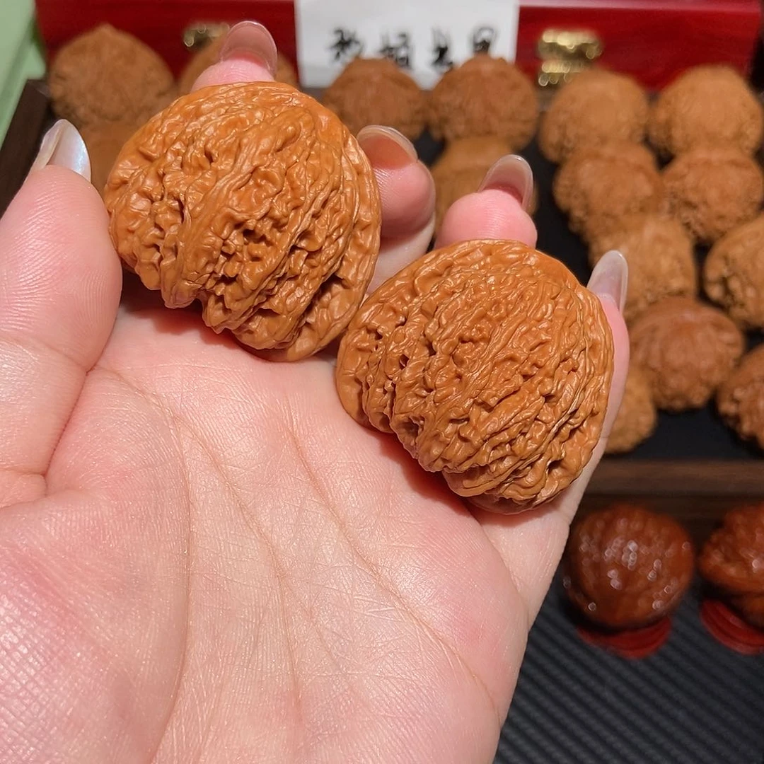 文玩核桃吊坠承德密纹41