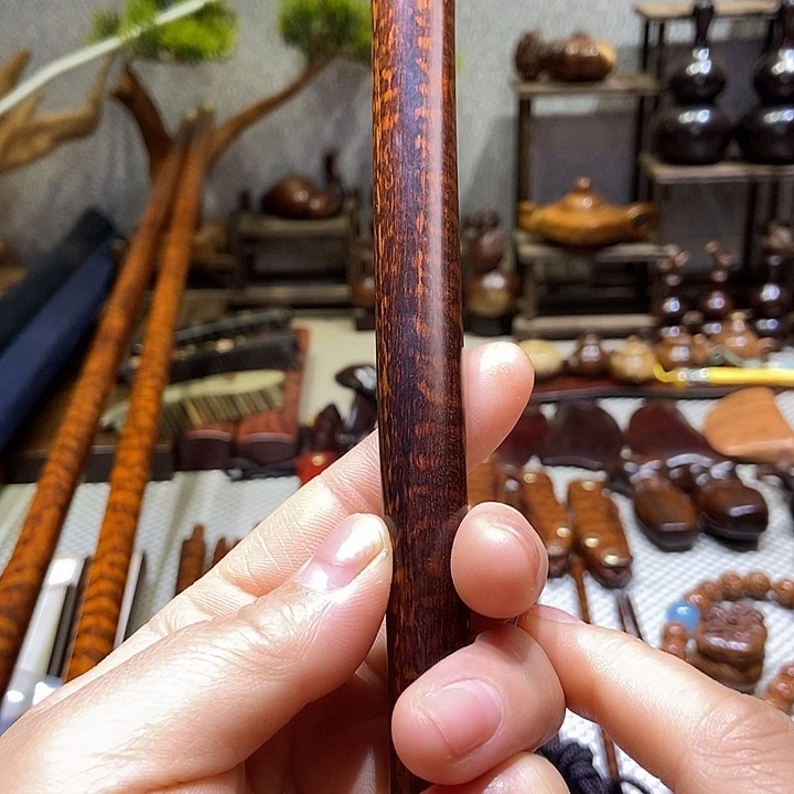 南美蛇纹木手把棍一根