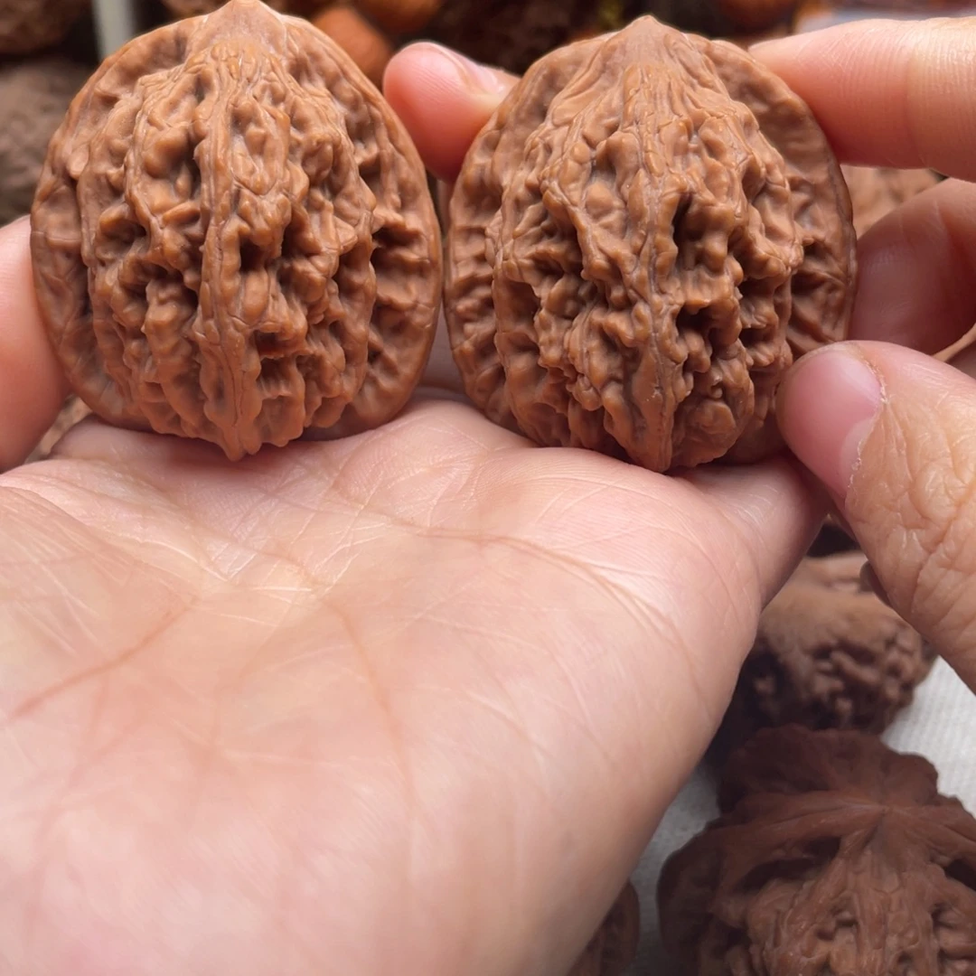 吊坠文玩核桃42全品麦穗虎头