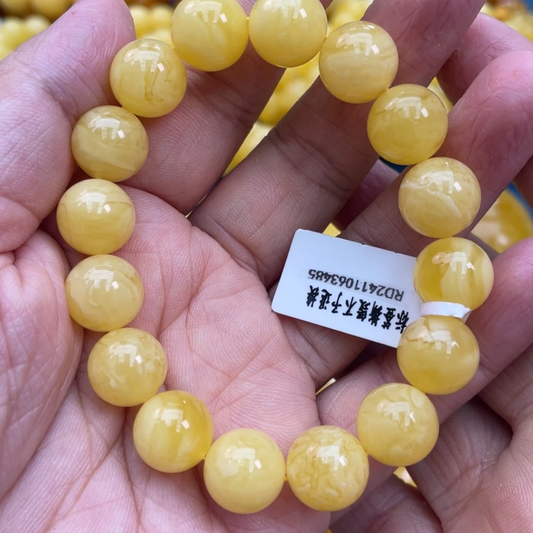 琥珀裸石未镶嵌琥珀蜜蜡11m m