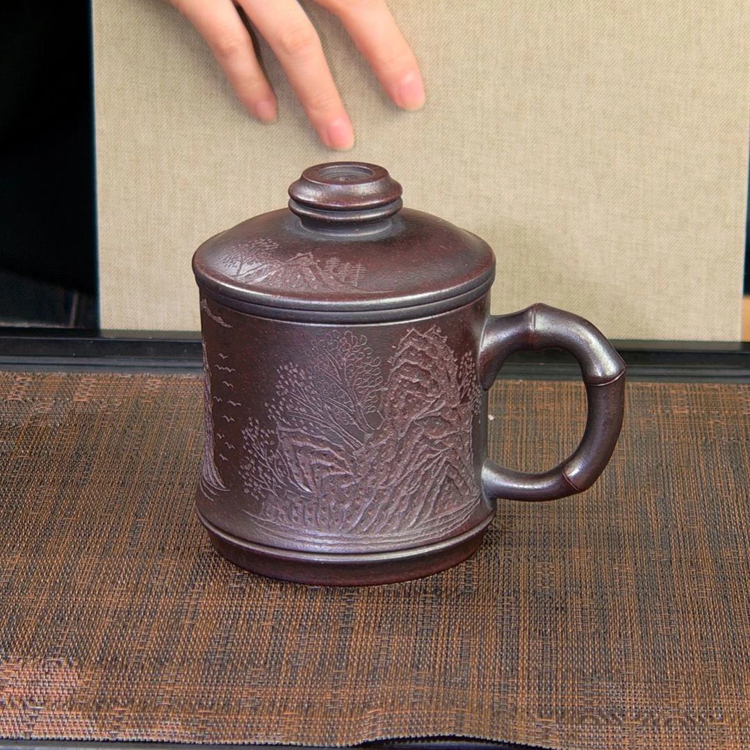 茶杯紫砂高货放漏