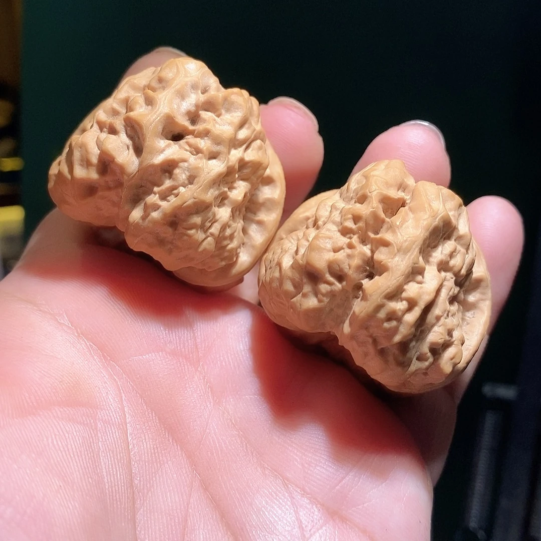 把件文玩核桃44肚蛤蟆头