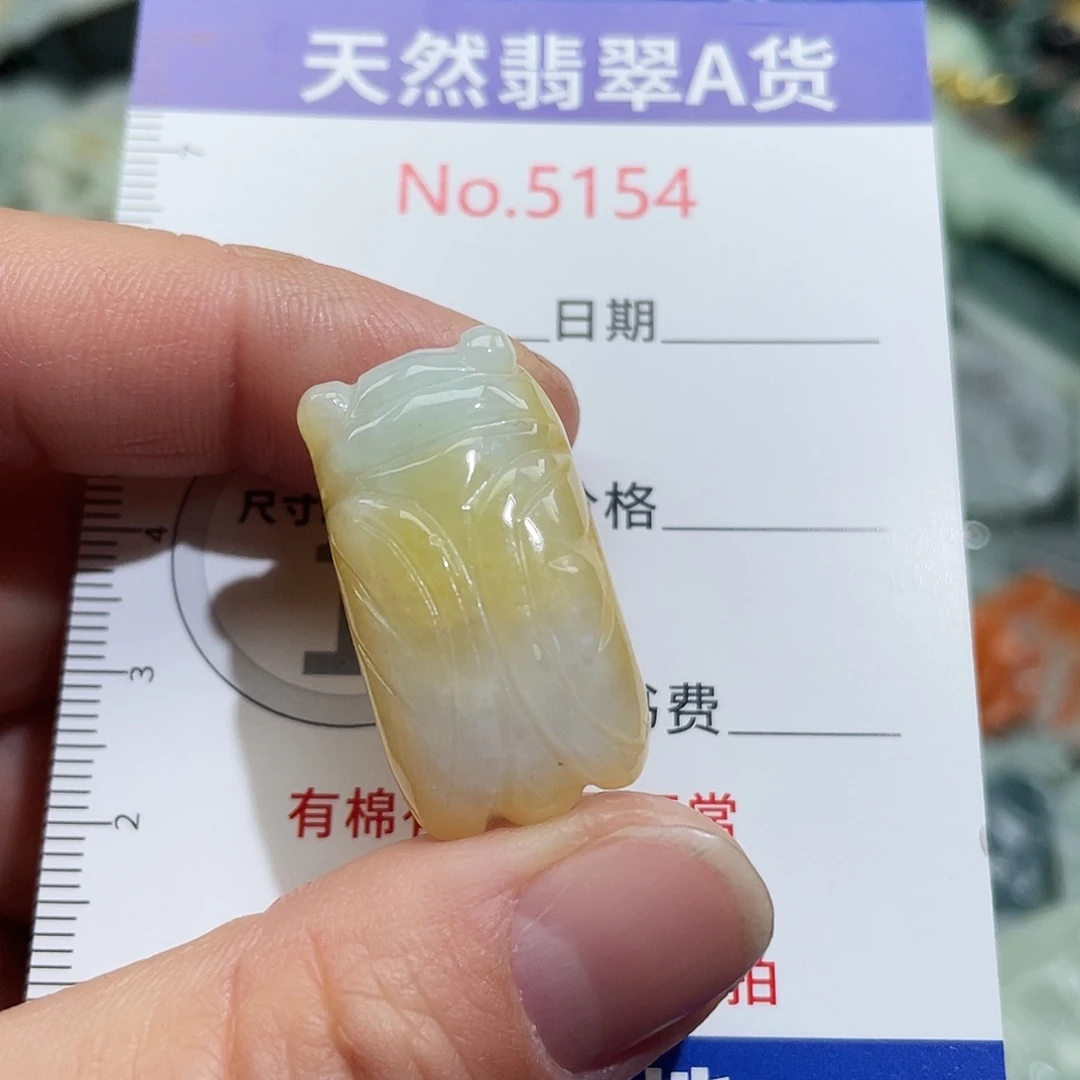翡翠未镶嵌挂件5154