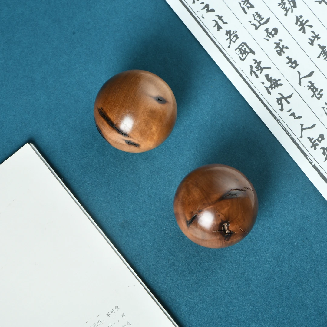 雷击枣木5.0手球一对（多样性发其一）